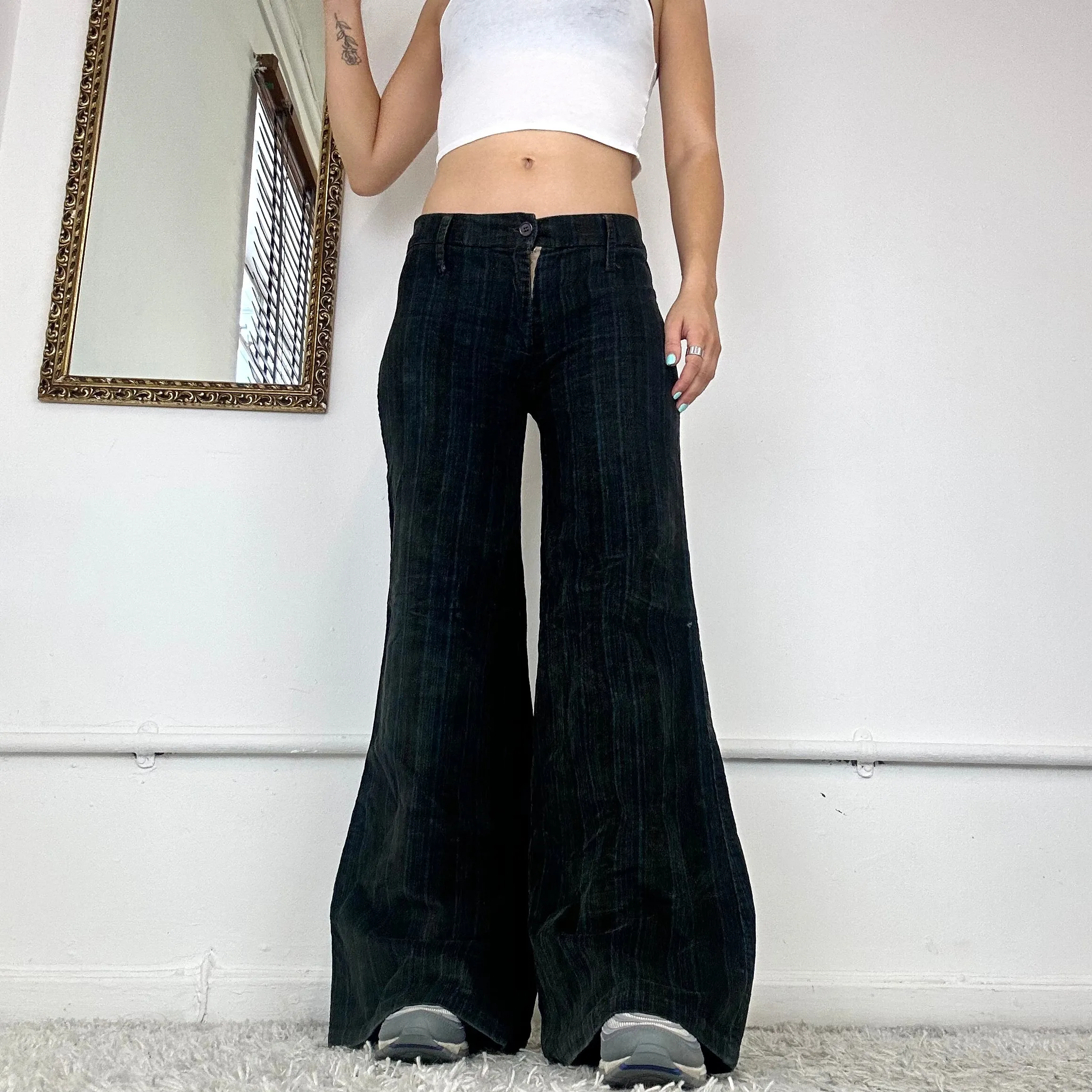 70s wide leg corduroy trousers