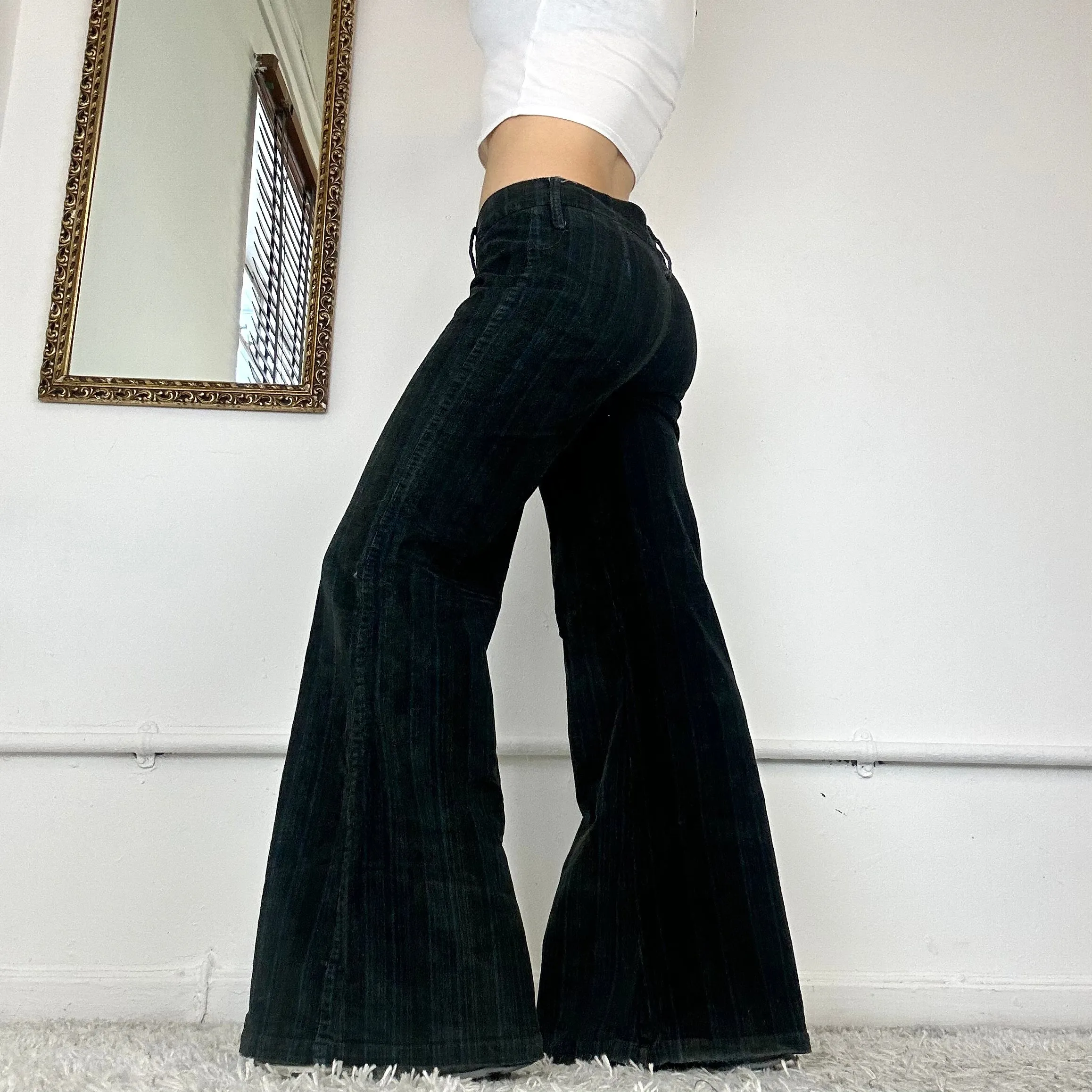 70s wide leg corduroy trousers