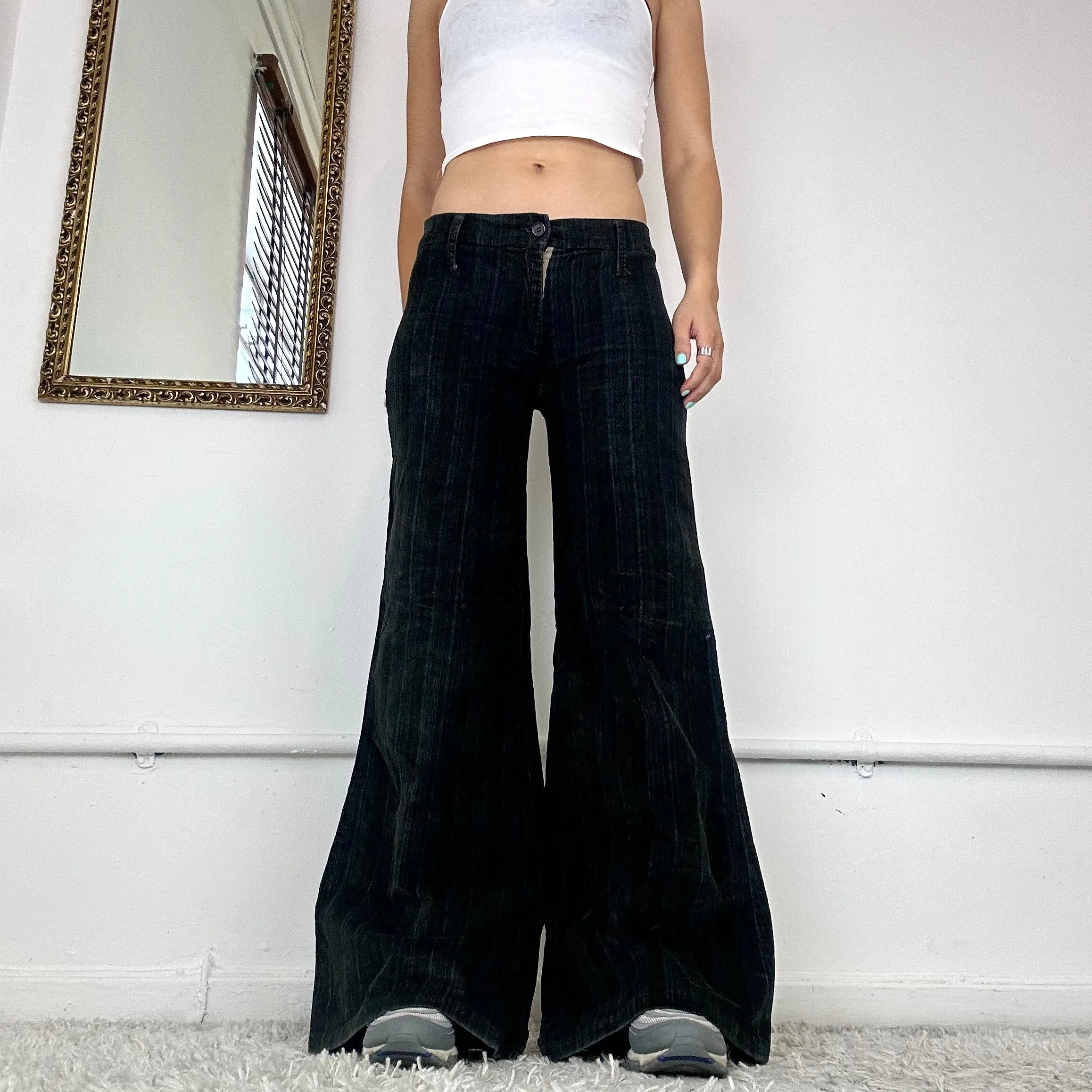 70s wide leg corduroy trousers