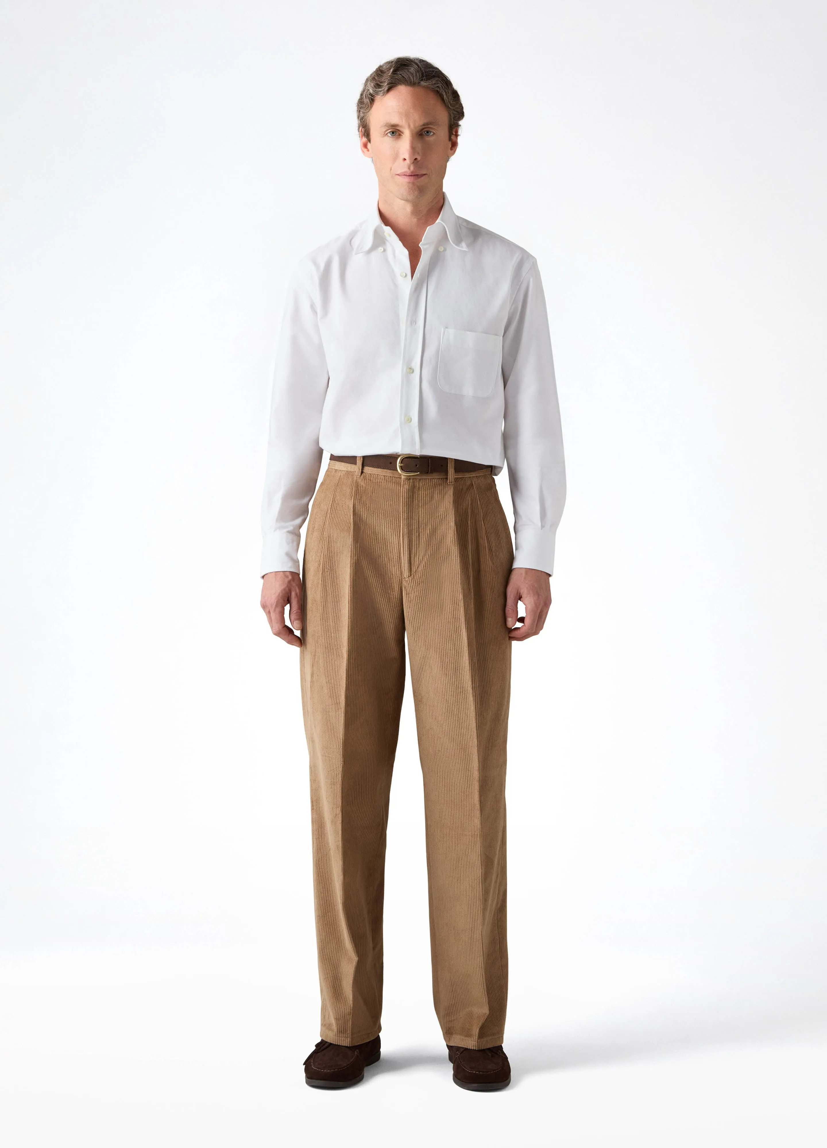 Antonello Corduroy Trousers - Fawn