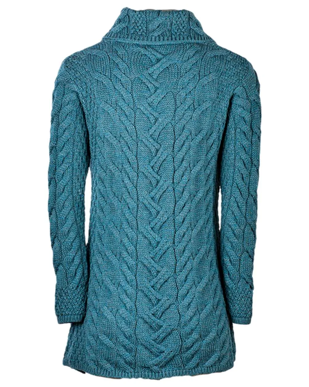 Aran Supersoft Merino Wool Long Cardigan