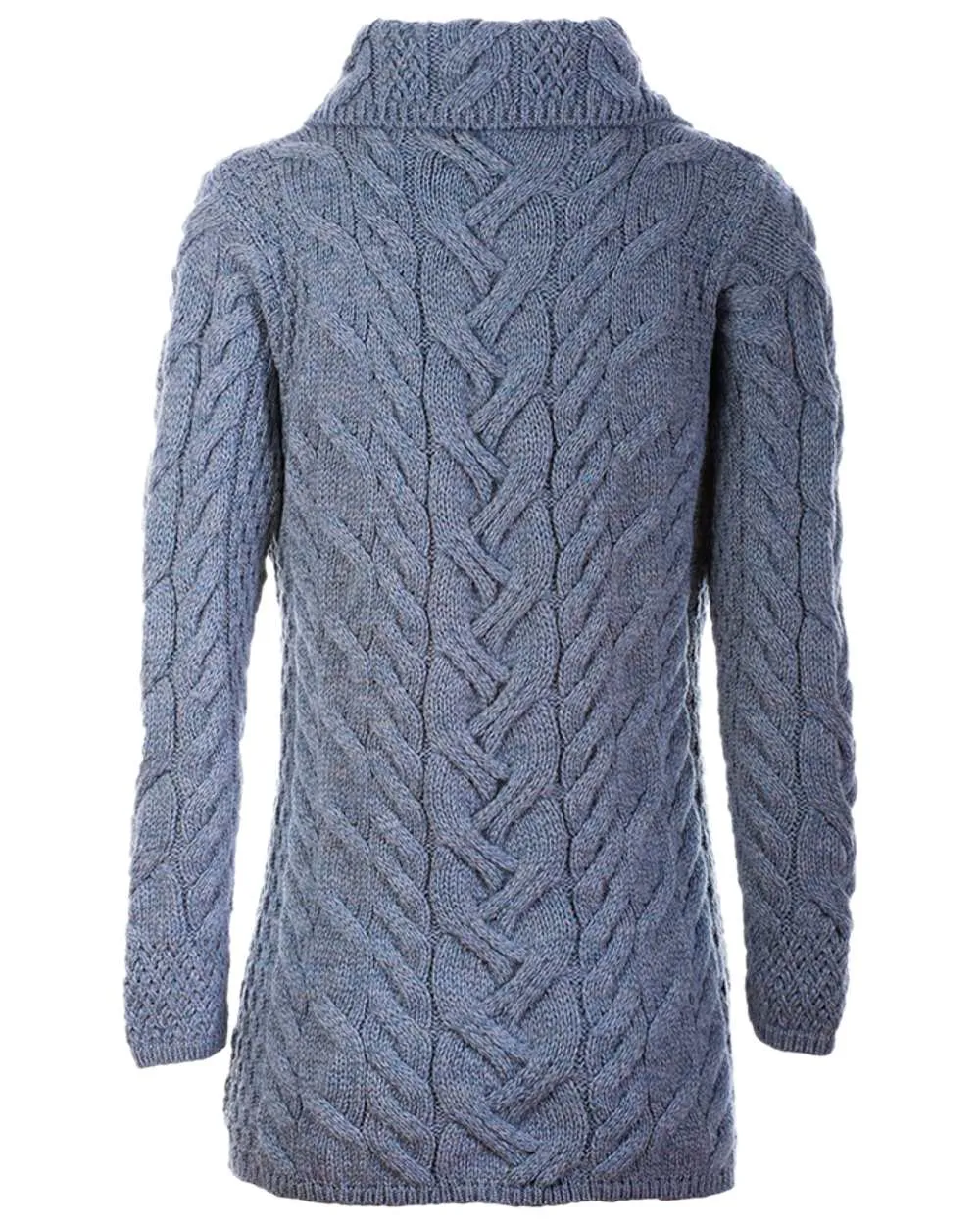 Aran Supersoft Merino Wool Long Cardigan