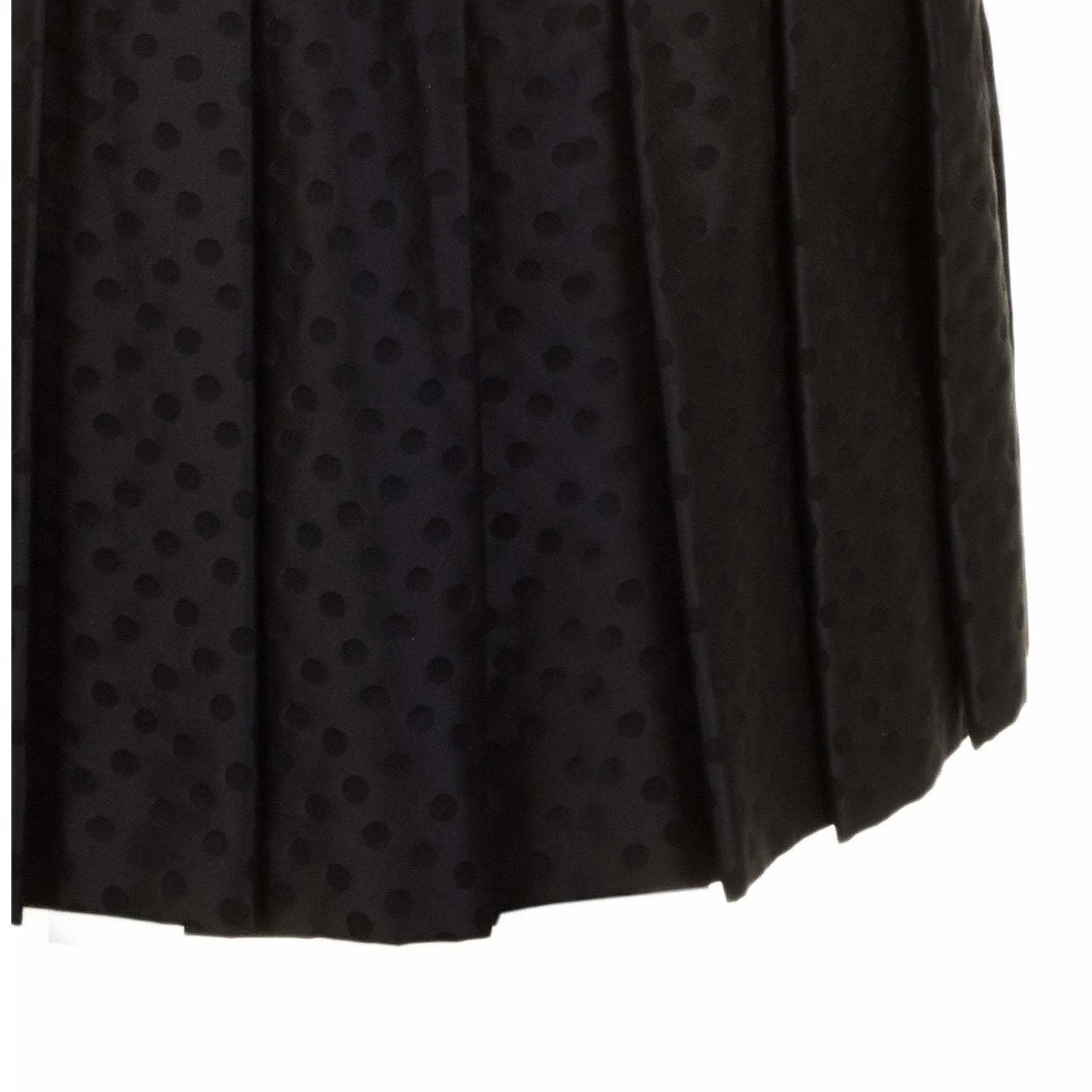 ARCHIVE - 1980s Christian Dior Black Polka Dot Silk Dress