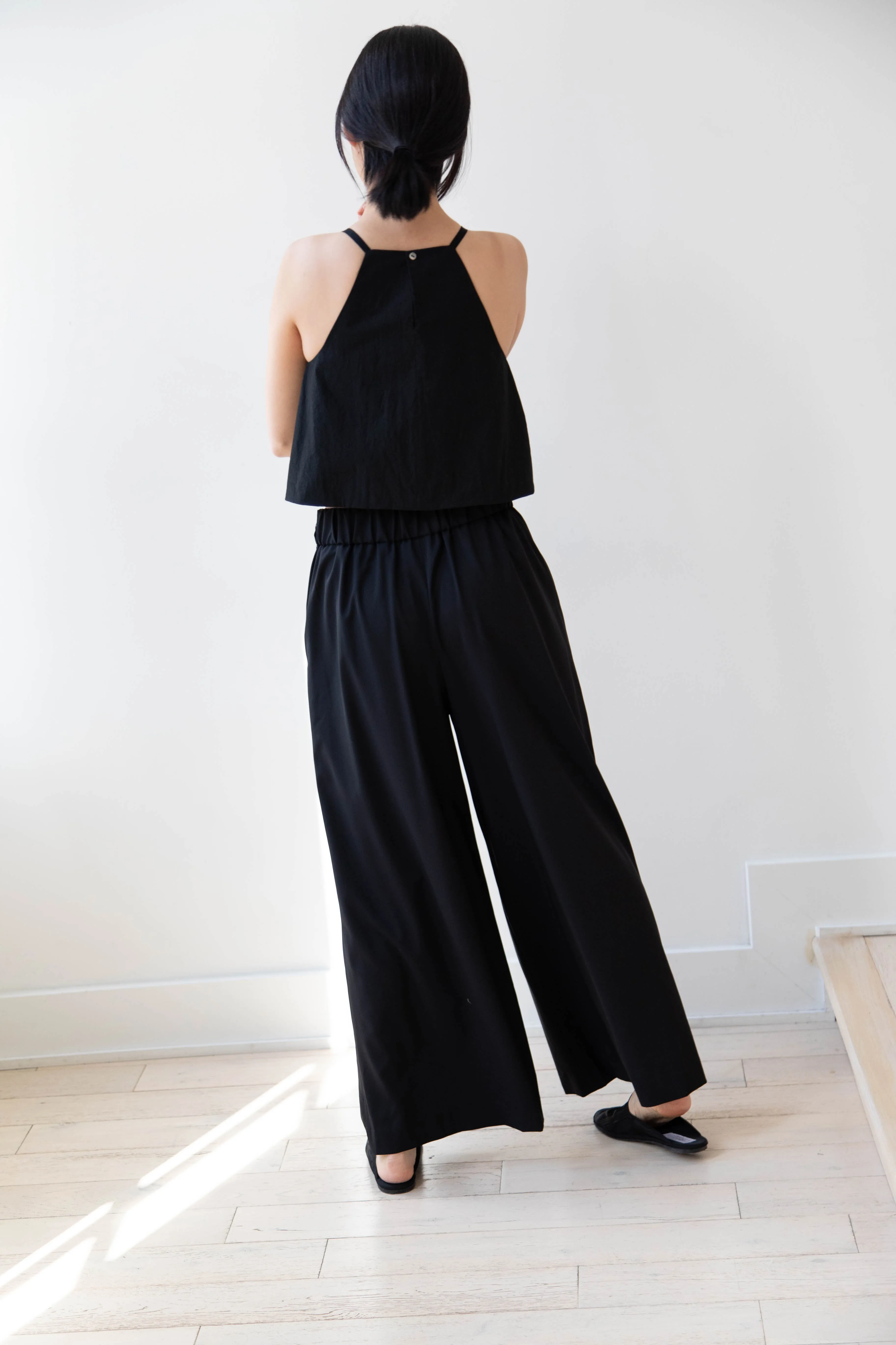 Arts & Science | Back Gum Tuck Culottes in Black