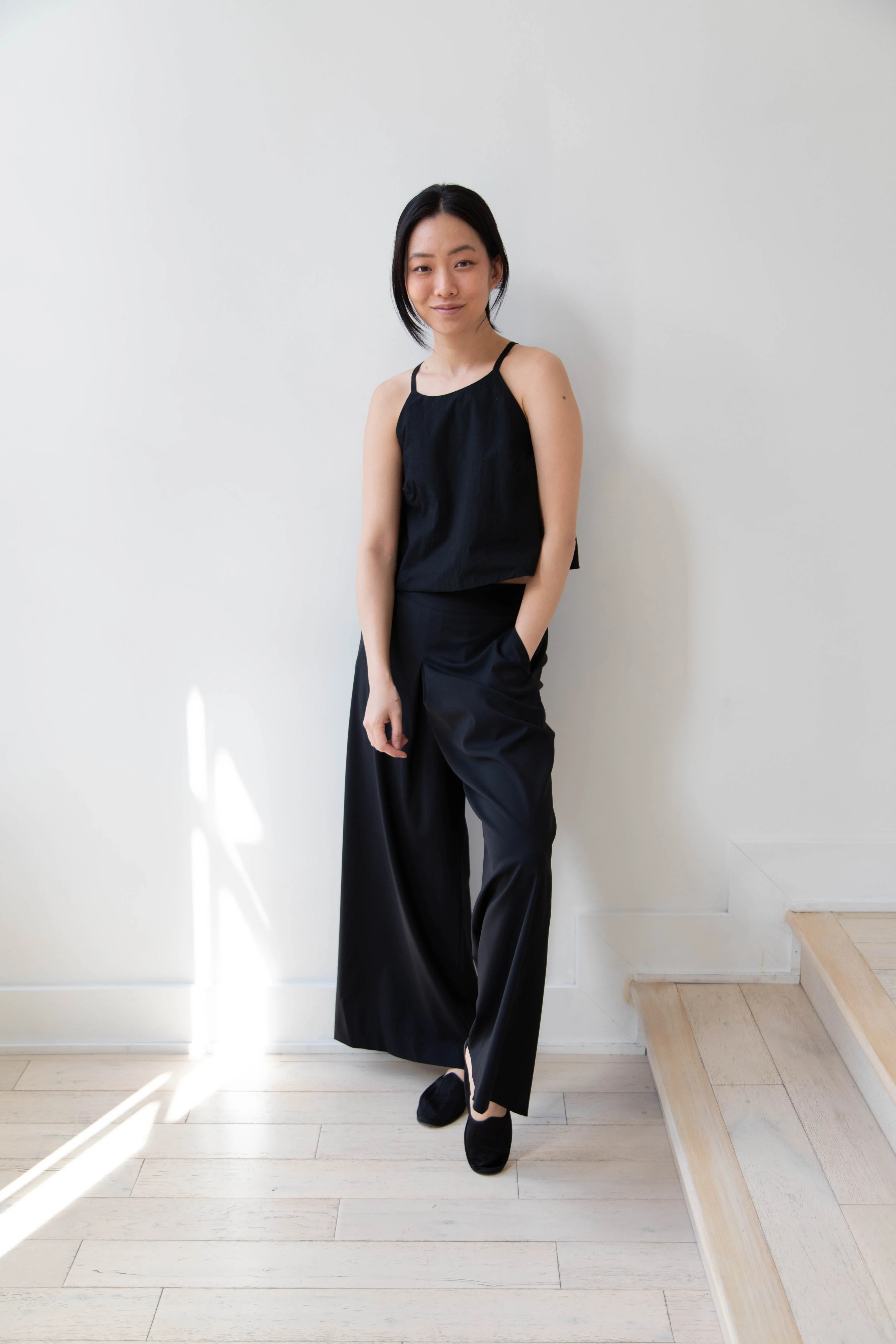 Arts & Science | Back Gum Tuck Culottes in Black