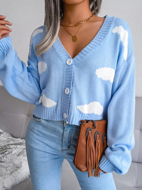 Blue Zone Planet |  Baiyun knitted cardigan sweater