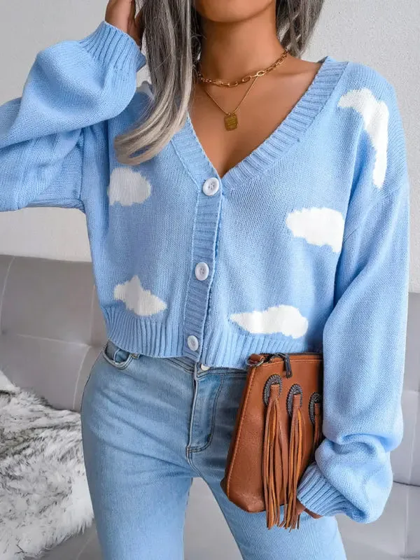 Blue Zone Planet |  Baiyun knitted cardigan sweater