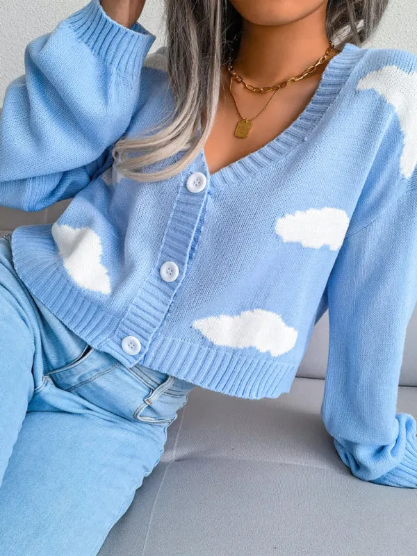 Blue Zone Planet |  Baiyun knitted cardigan sweater