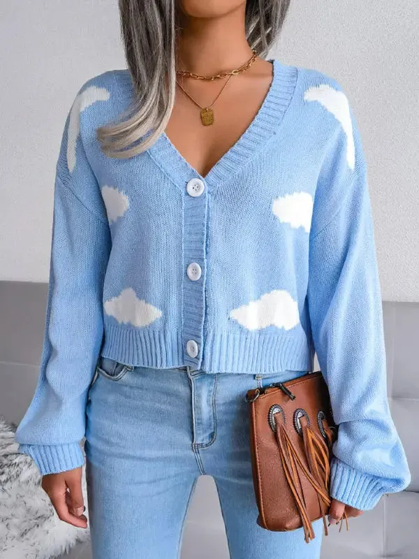 Blue Zone Planet |  Baiyun knitted cardigan sweater