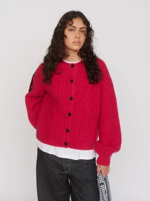 Boring Cable Knit Cardigan