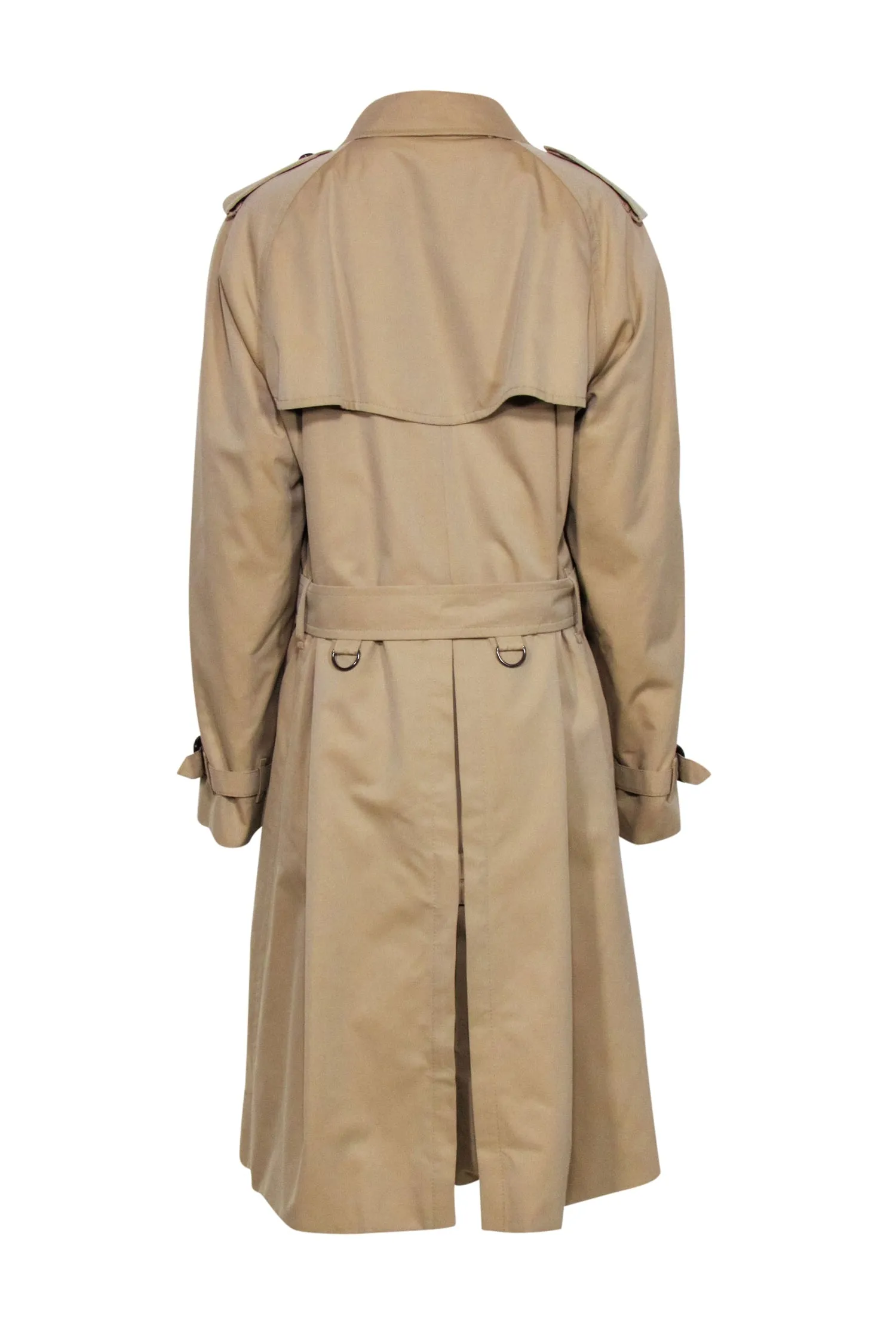 Burberry - Beige Longline Trench Coat Sz 8