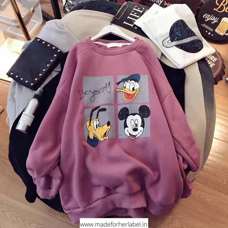 Cartoon Sweater Dress