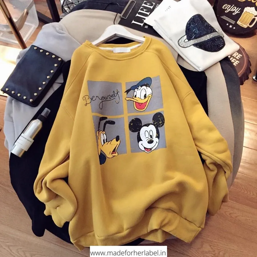 Cartoon Sweater Dress