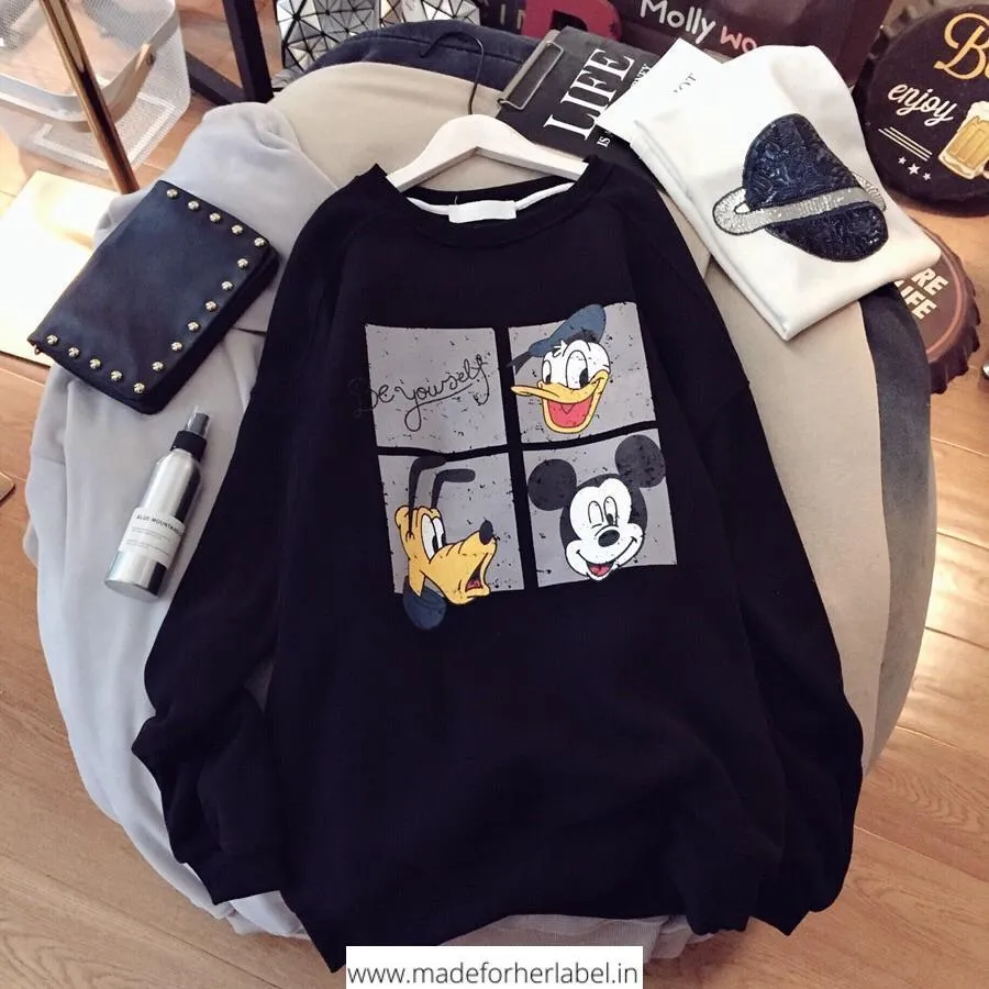 Cartoon Sweater Dress