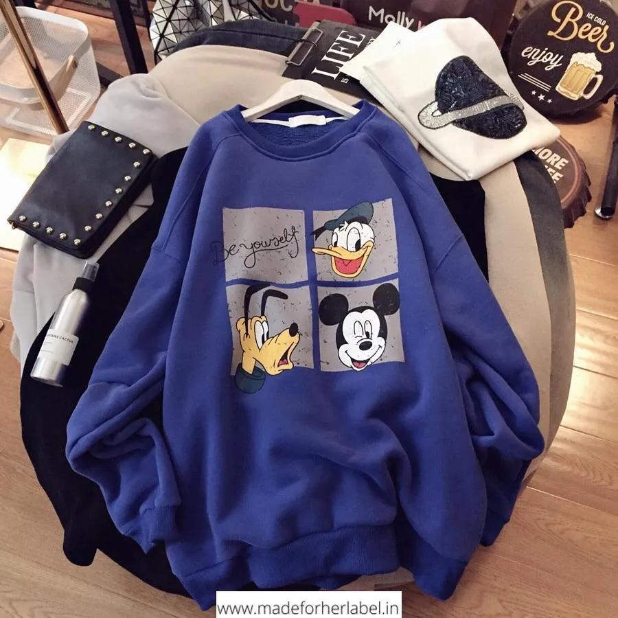 Cartoon Sweater Dress