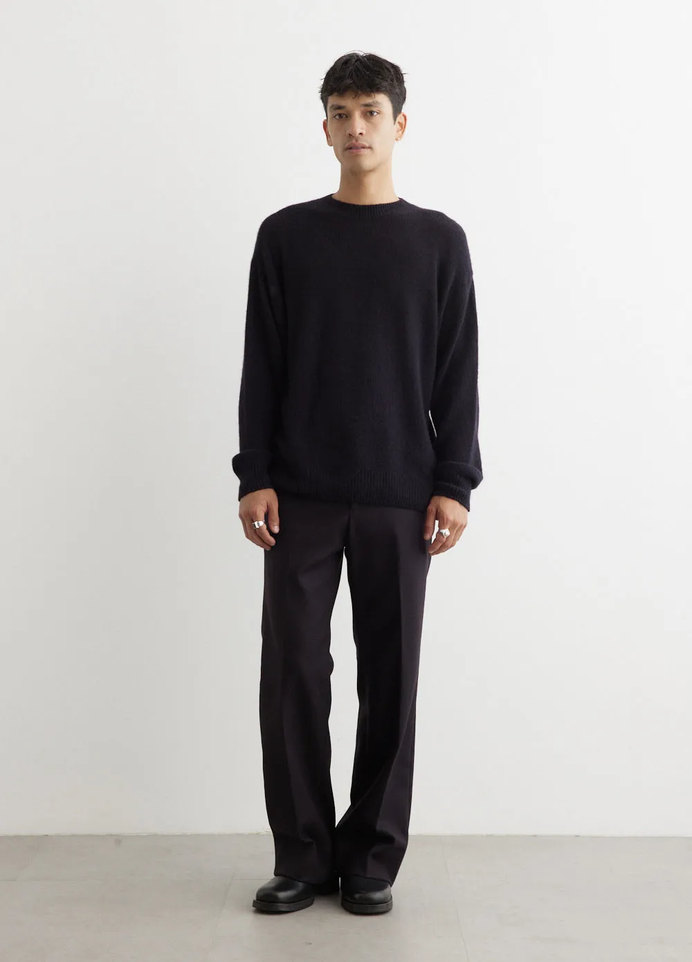 Cashmere Garment Dyed Crewneck Pullover