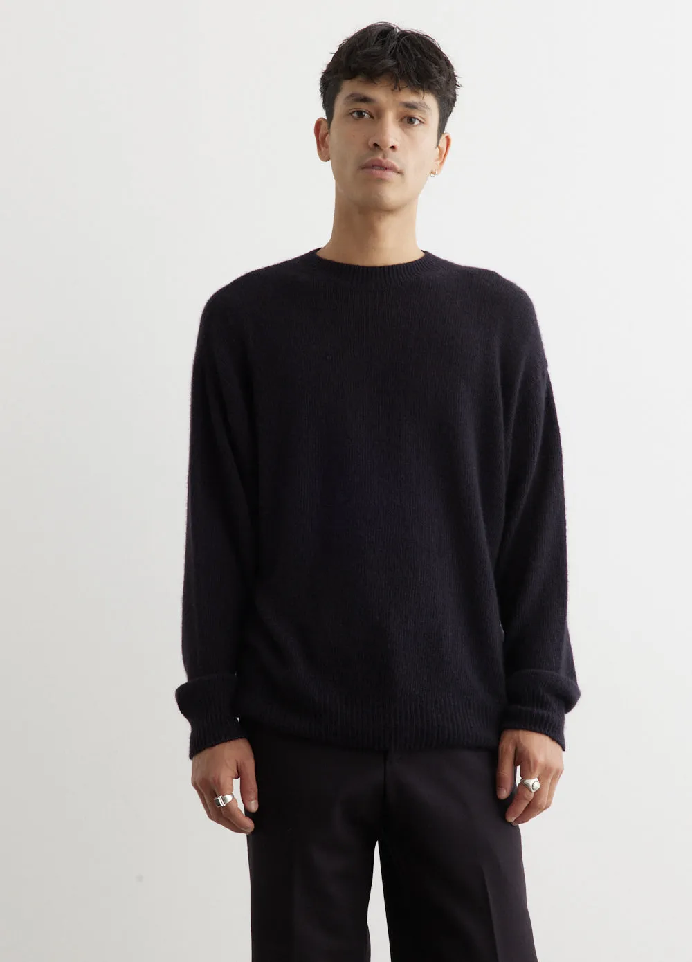 Cashmere Garment Dyed Crewneck Pullover