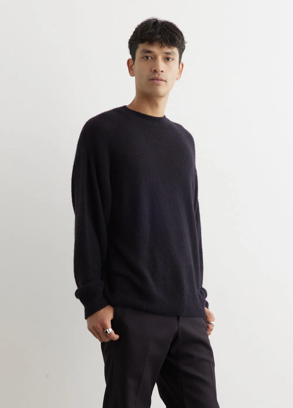 Cashmere Garment Dyed Crewneck Pullover