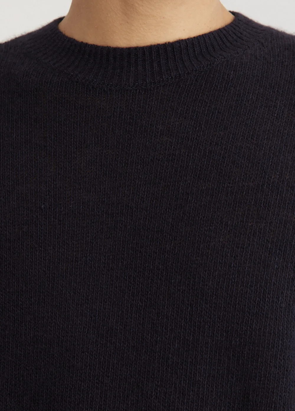 Cashmere Garment Dyed Crewneck Pullover