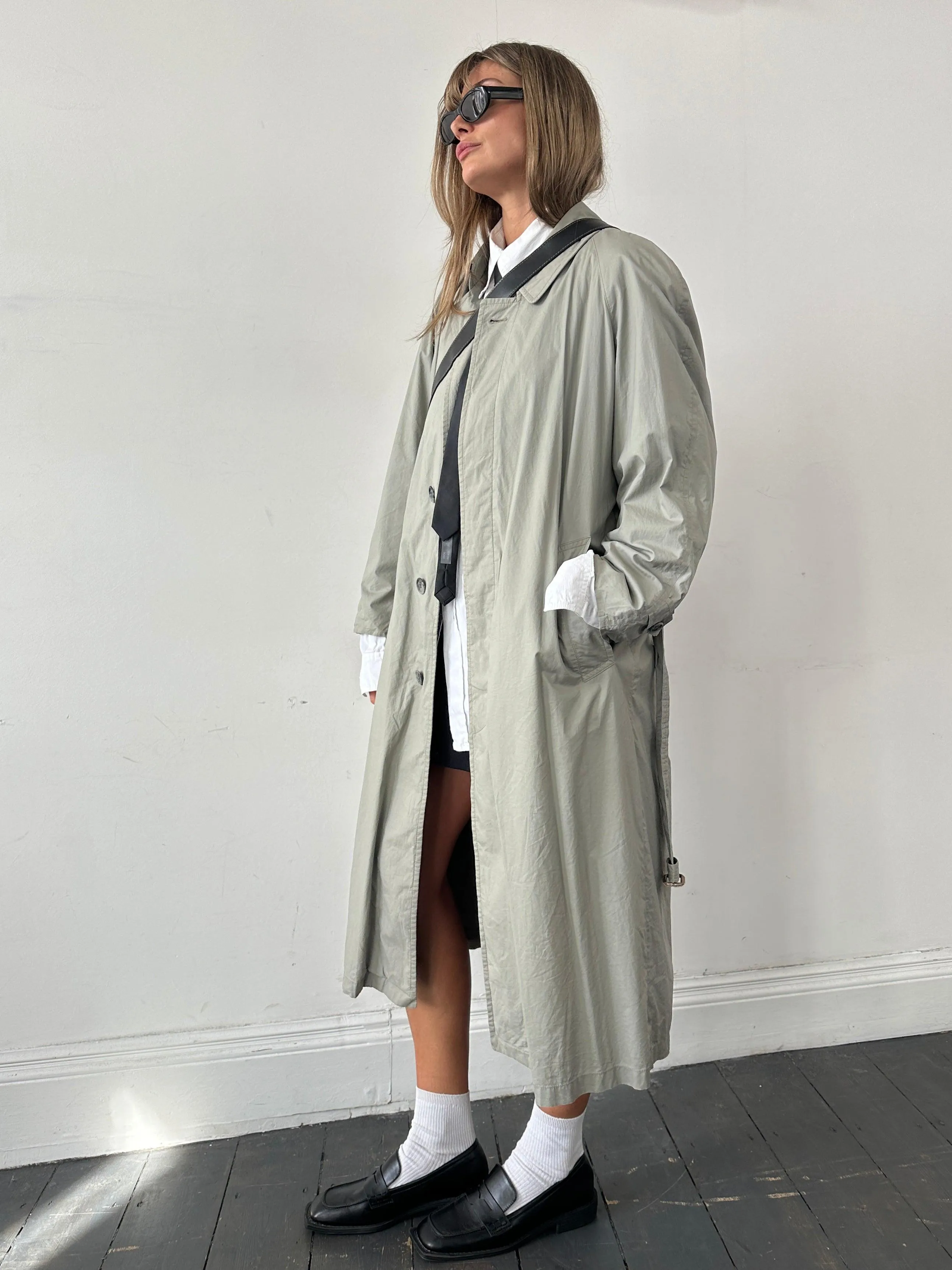 Christian Dior Le Connaisseur Belted Trench Coat - M