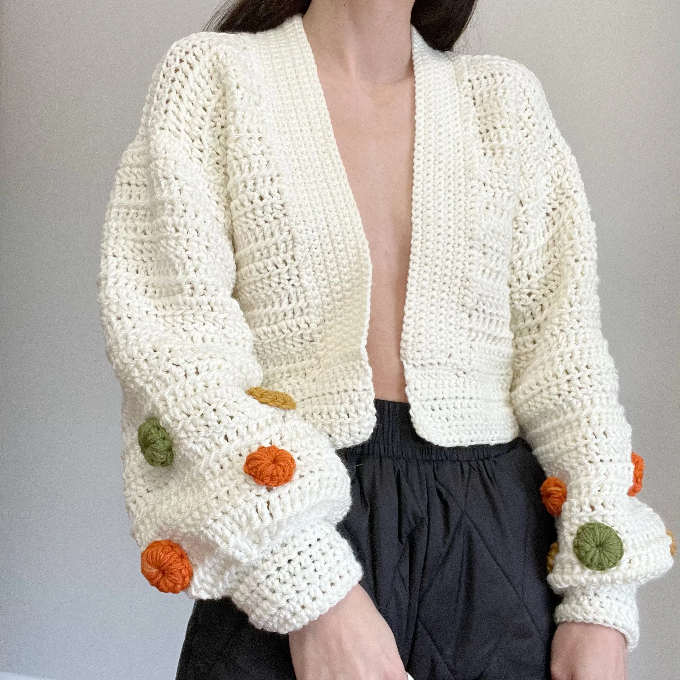 Chunky Crocheted Cardigan