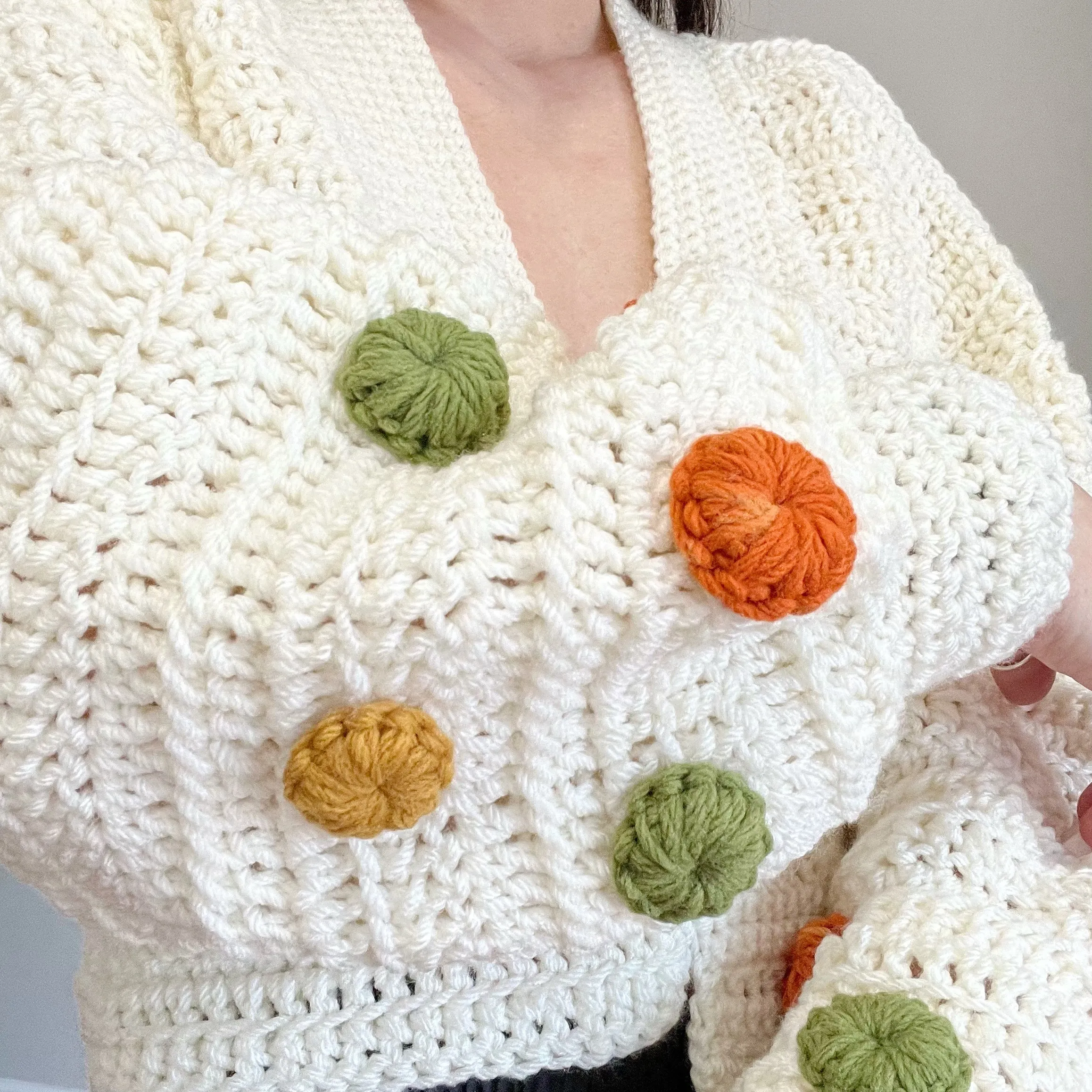 Chunky Crocheted Cardigan