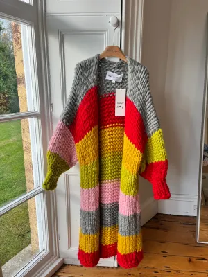 Chunky Knit Maxi Cardigan #1 (Sample)