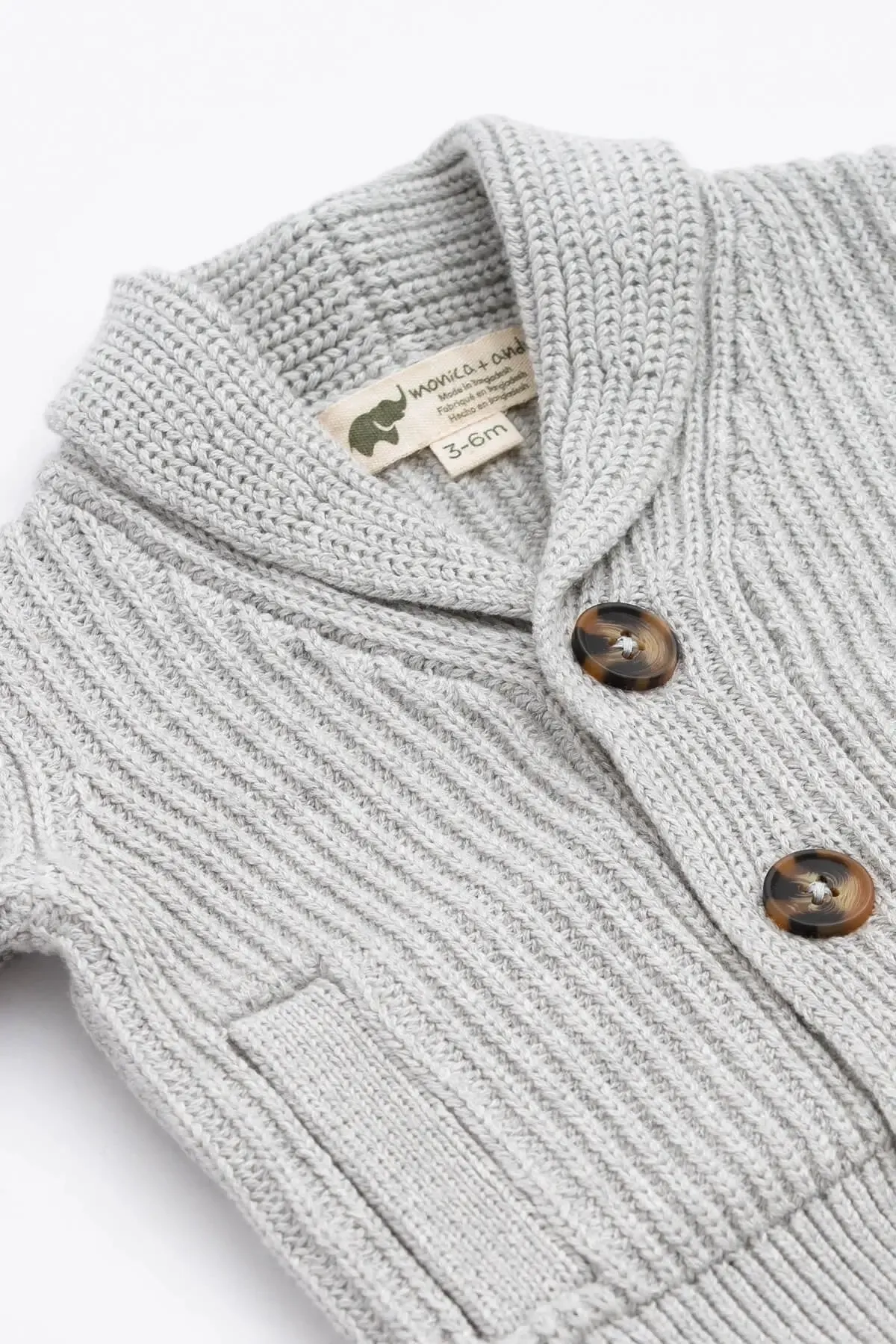 Collegiate Cardigan_Heather Grey