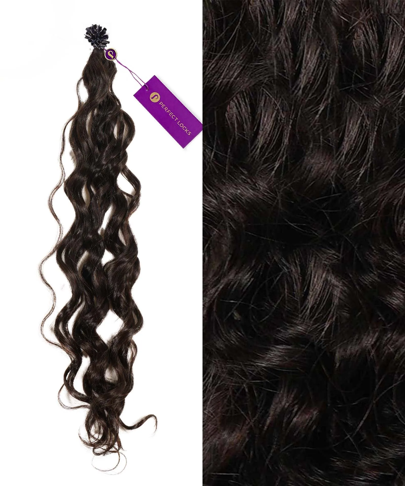 Curly Fusion U-Tip Hair