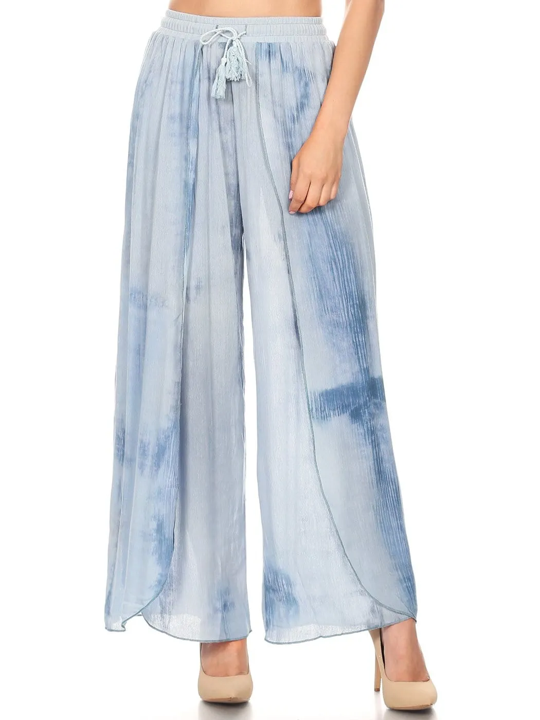 Everyday Palazzo High Waist Summer Day Pant by Anna-Kaci