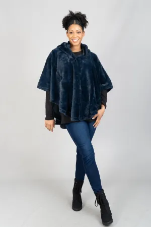 Fashion XY507 Faux Fur Cape