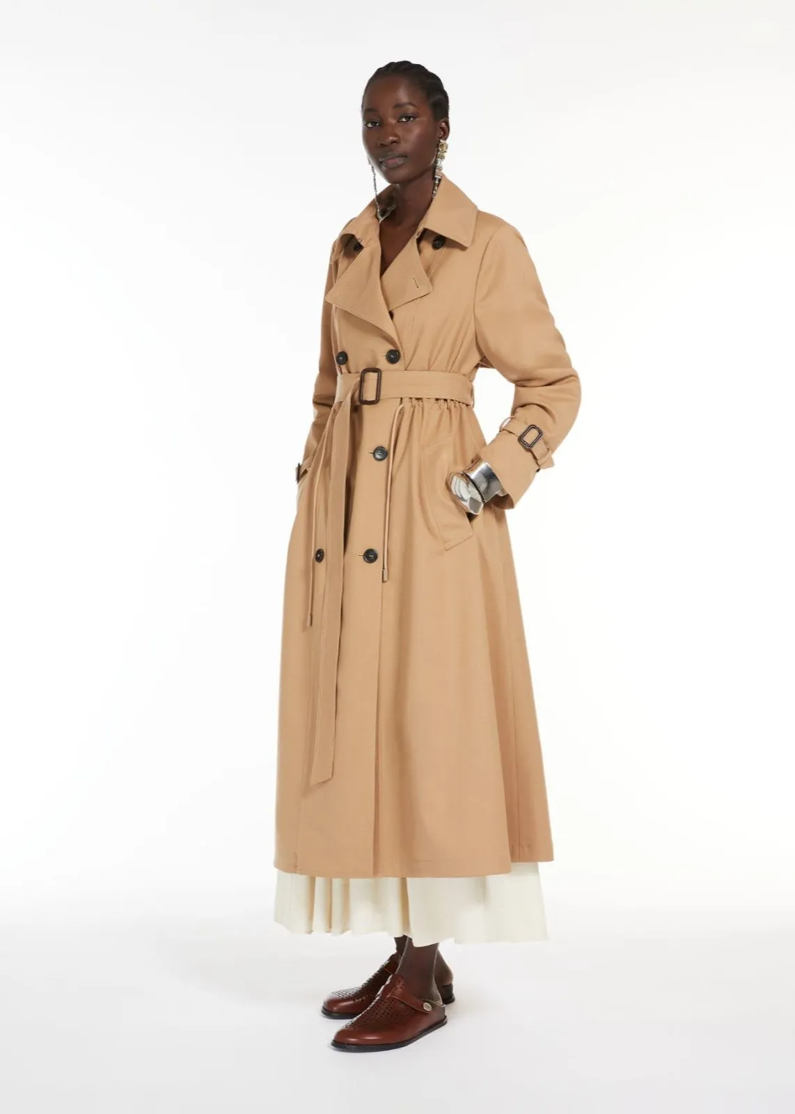 FATUO CLASSIC DOUBLE BREASTED TRENCH COAT