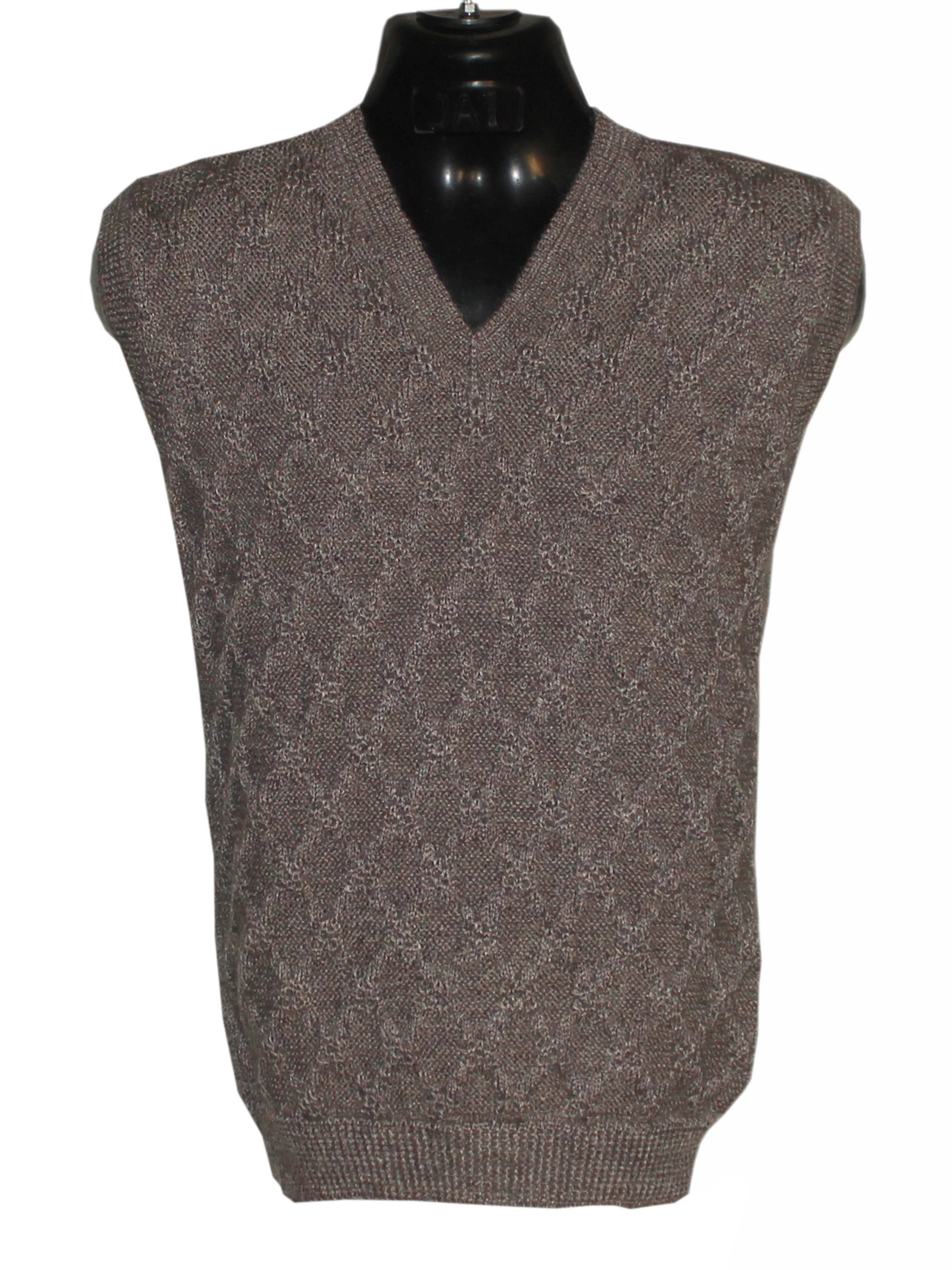 Graminarts Sleeveless Handmade Men Sweater Ash Vardhman(Lamb Hair)