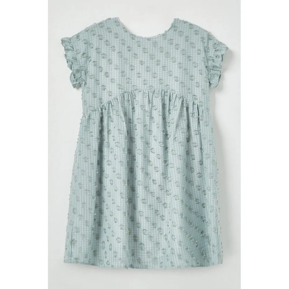 Hayden Los Angeles Ruffle Sleeve Swiss Dot Dress