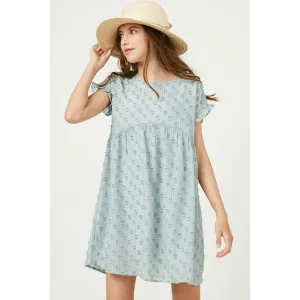 Hayden Los Angeles Ruffle Sleeve Swiss Dot Dress