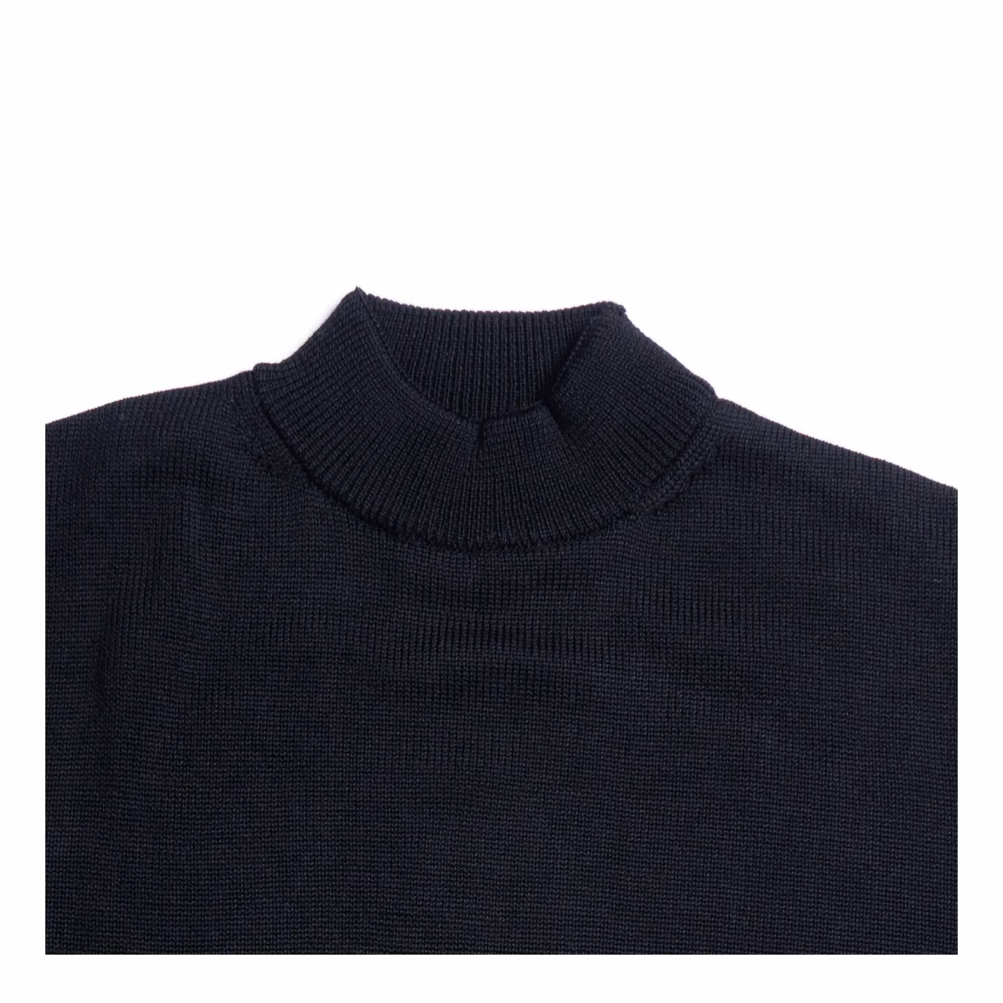 Heimat Textil Merino Deck Sweater - Schwarz