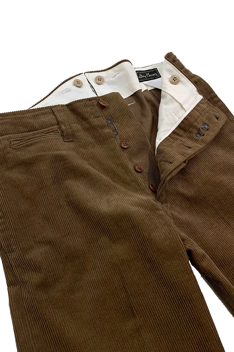 High Back Corduroy Work Trousers