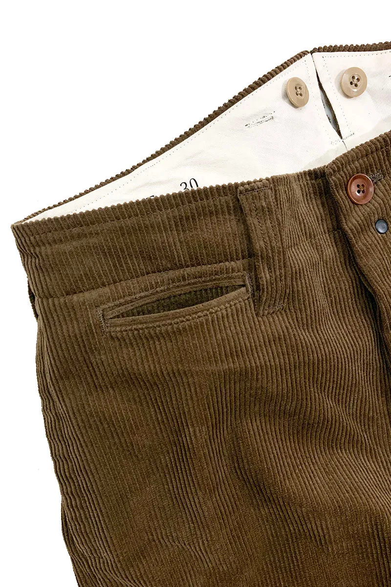 High Back Corduroy Work Trousers