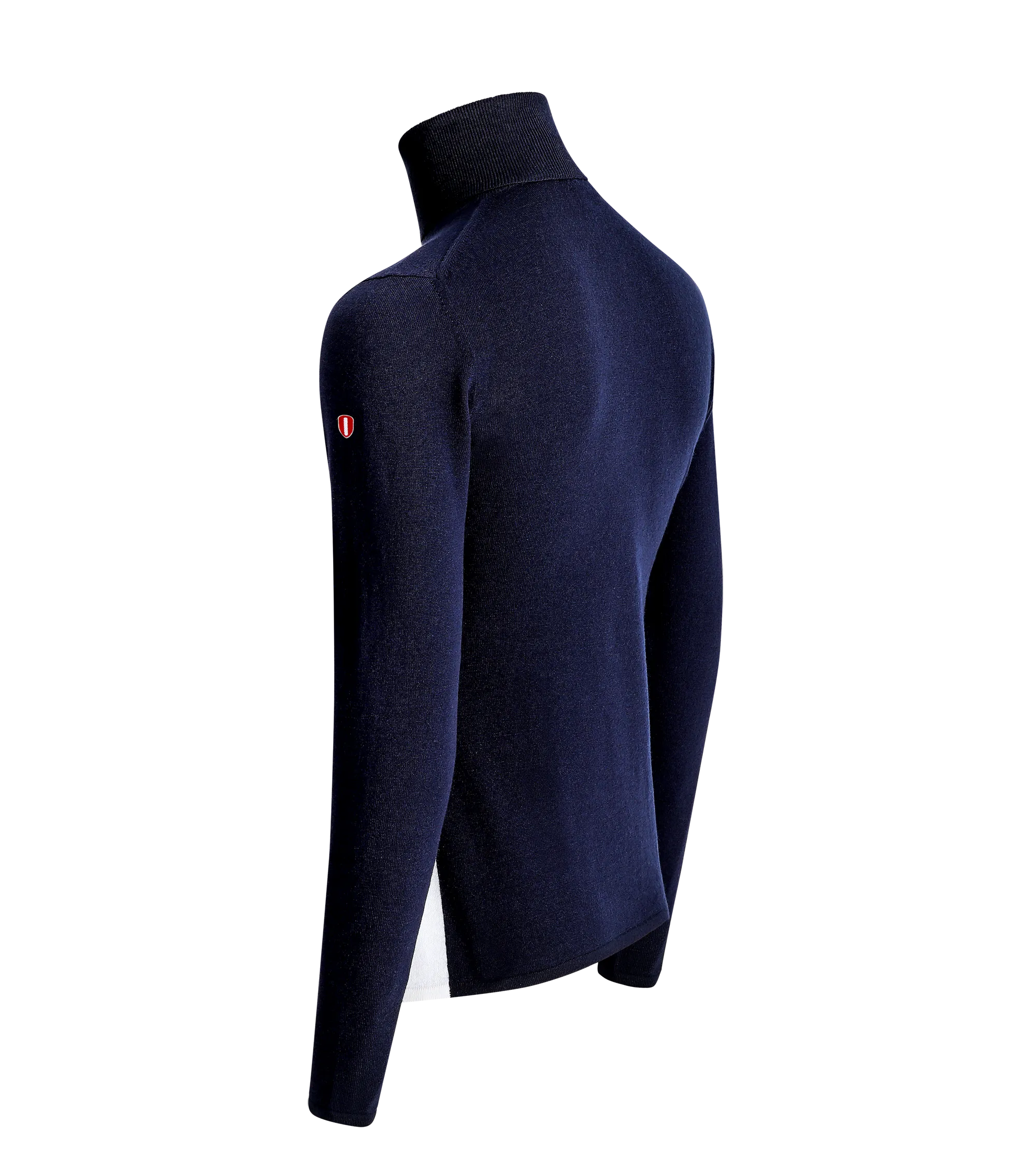 KALANI ROLL NECK PULLOVER</p>Night Blue