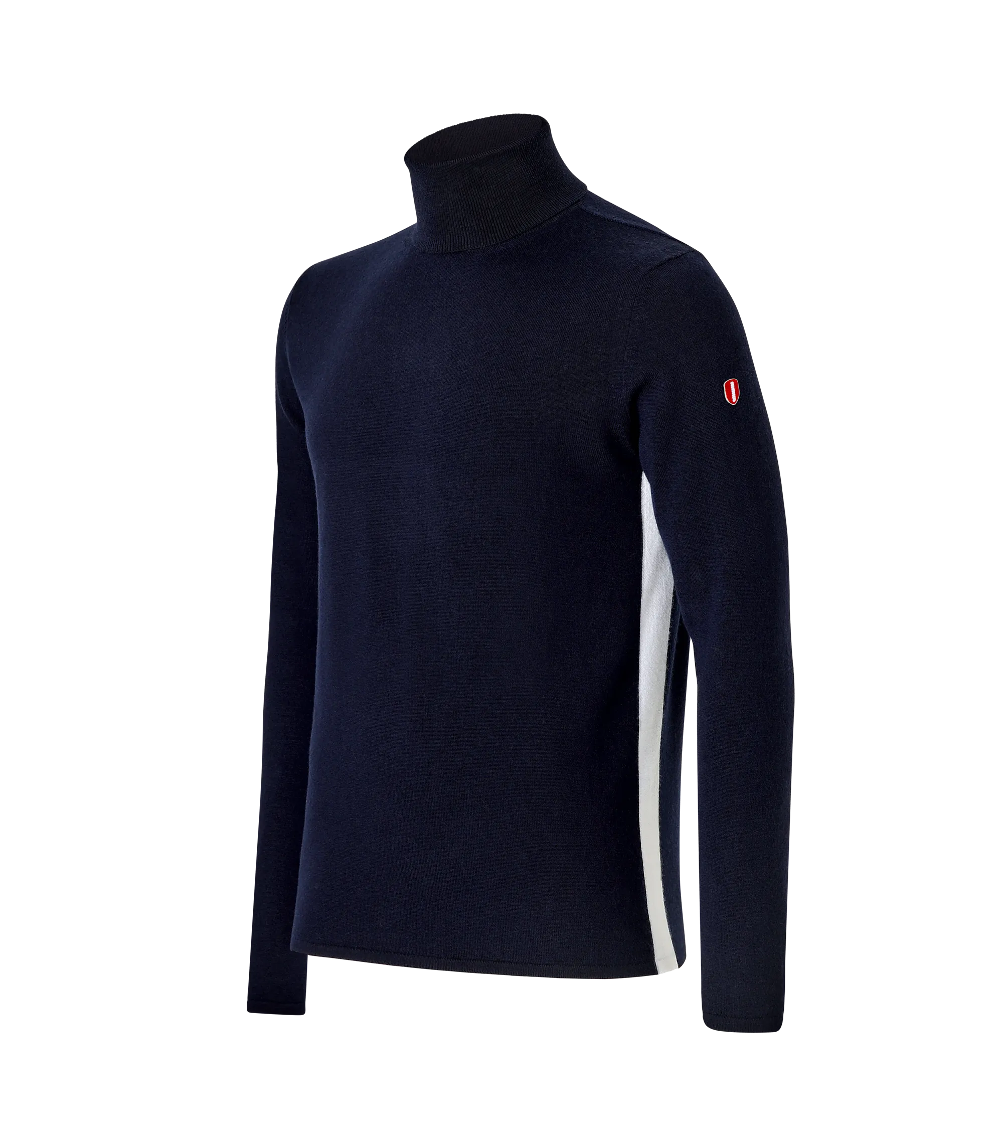 KALANI ROLL NECK PULLOVER</p>Night Blue