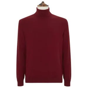 Kenbury Berry Cashmere Roll Neck Sweater