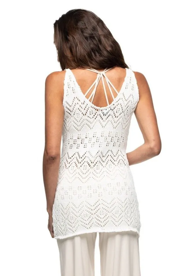 Knitted Cotton Tank Top Motiv