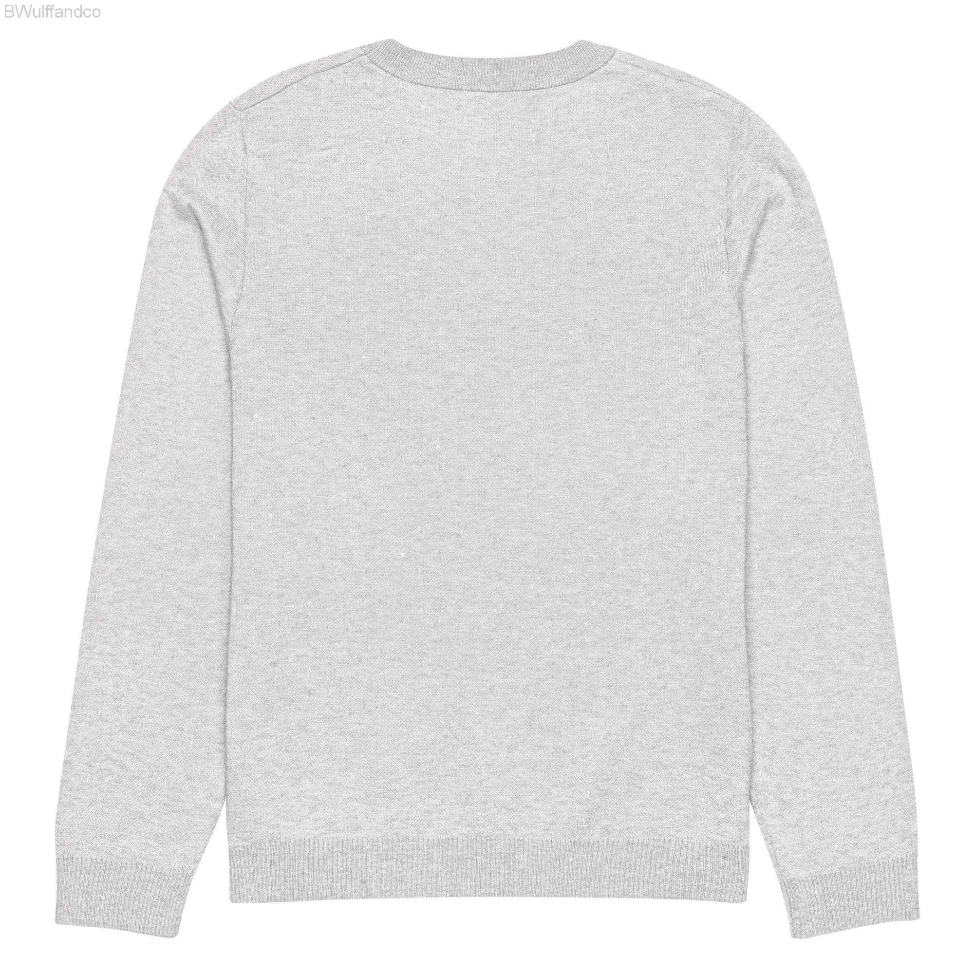 Knitted crew neck sweater - Scissors