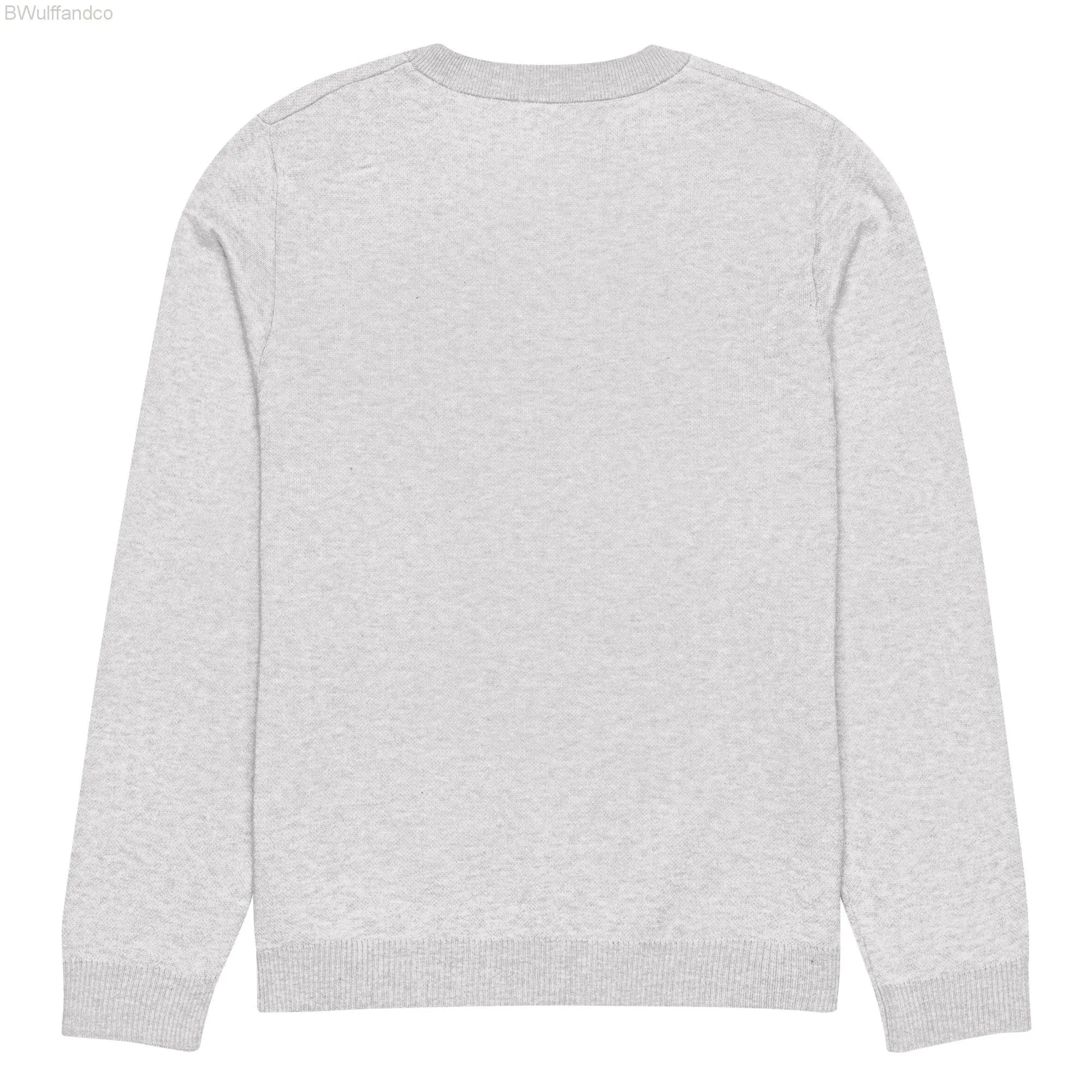 Knitted crew neck sweater - Scissors