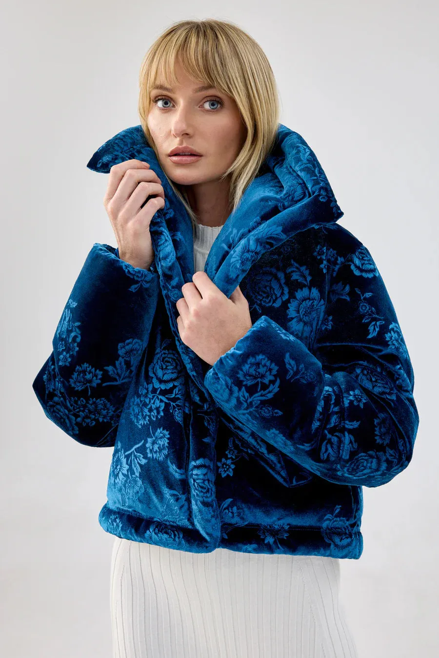 La Chanson Puffer Jacket | Navy