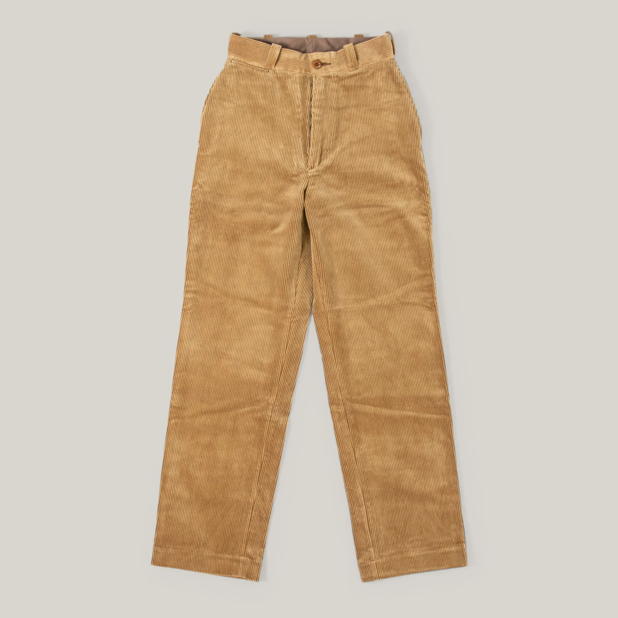 LENO CORDUROY TROUSERS - BEIGE