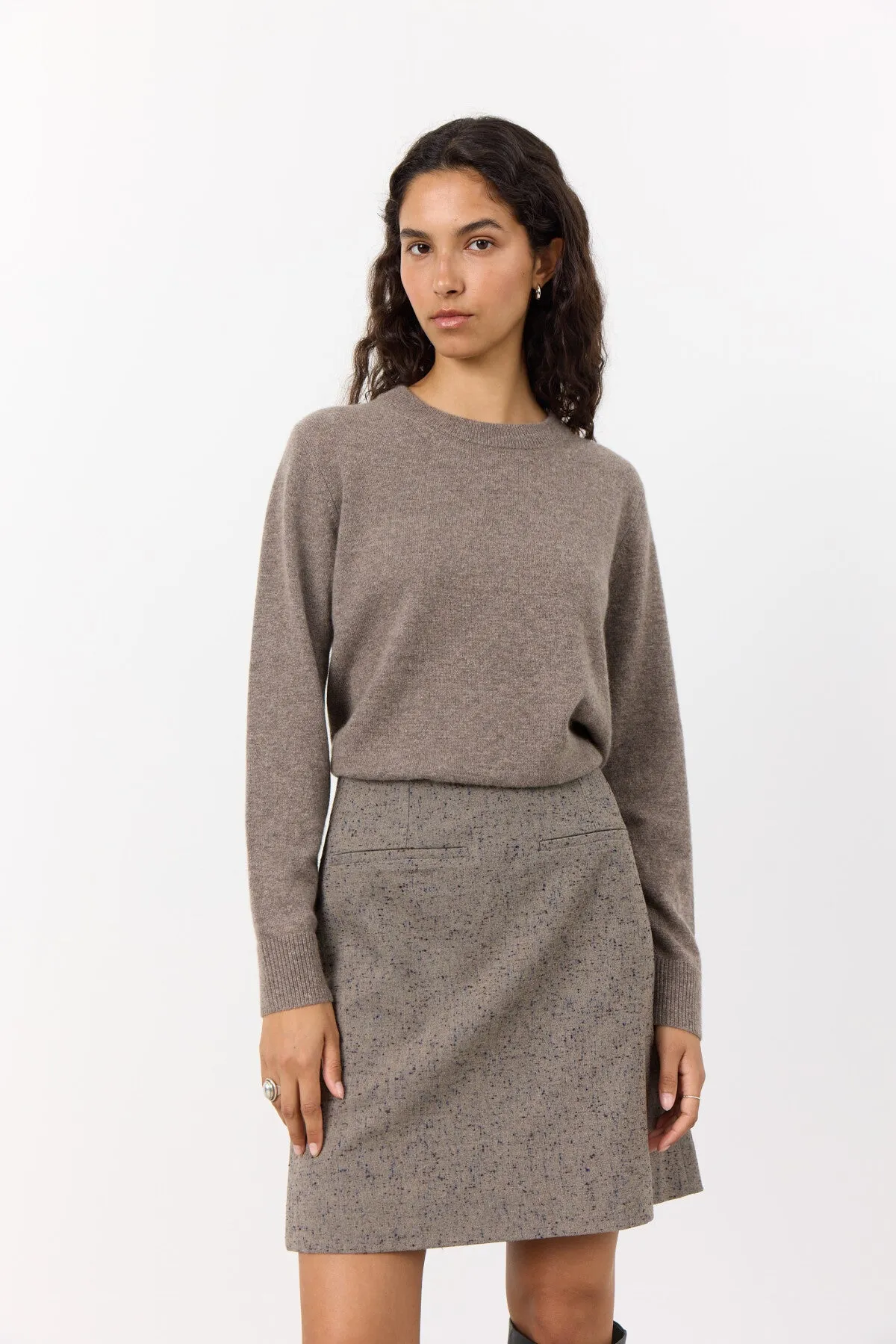 LR-ELOISE 2 Pullover Dark Sand