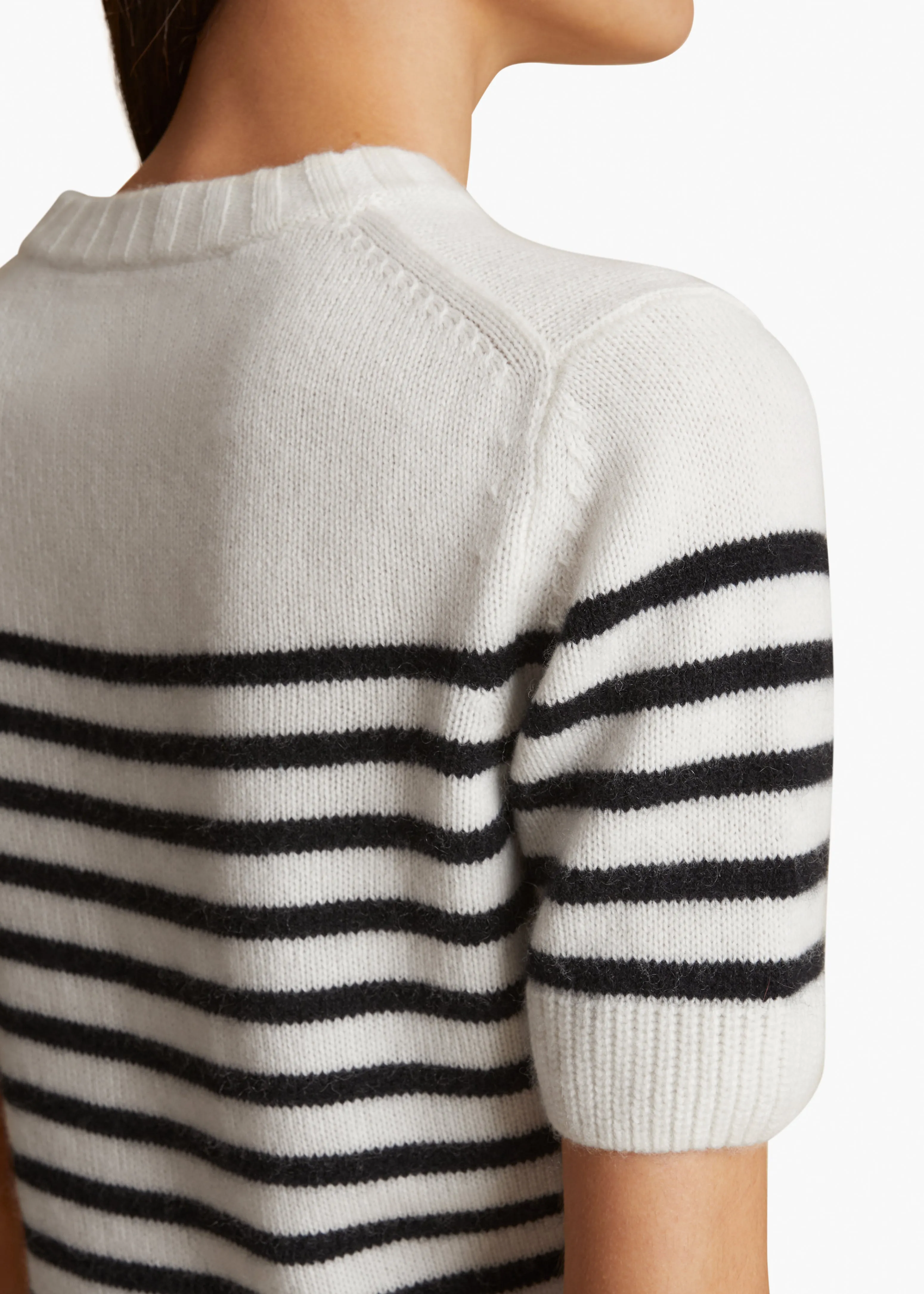 Luphia Sweater in Glaze and Black Stripe