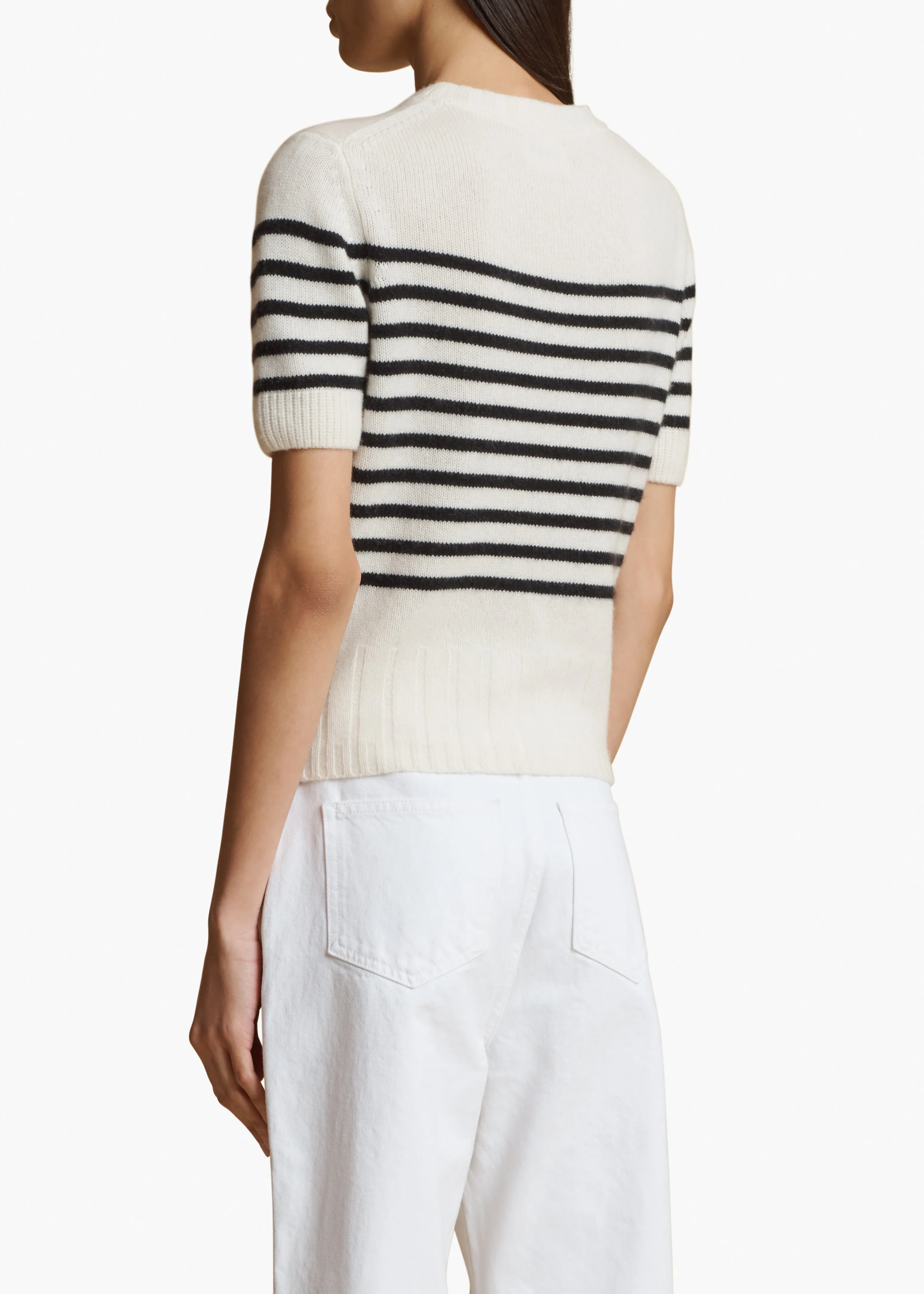 Luphia Sweater in Glaze and Black Stripe