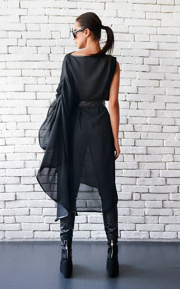 Maxi Black Tunic